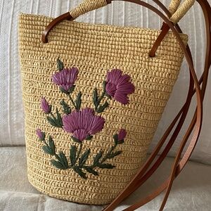 Sezane Josie Basket Bag NWOT